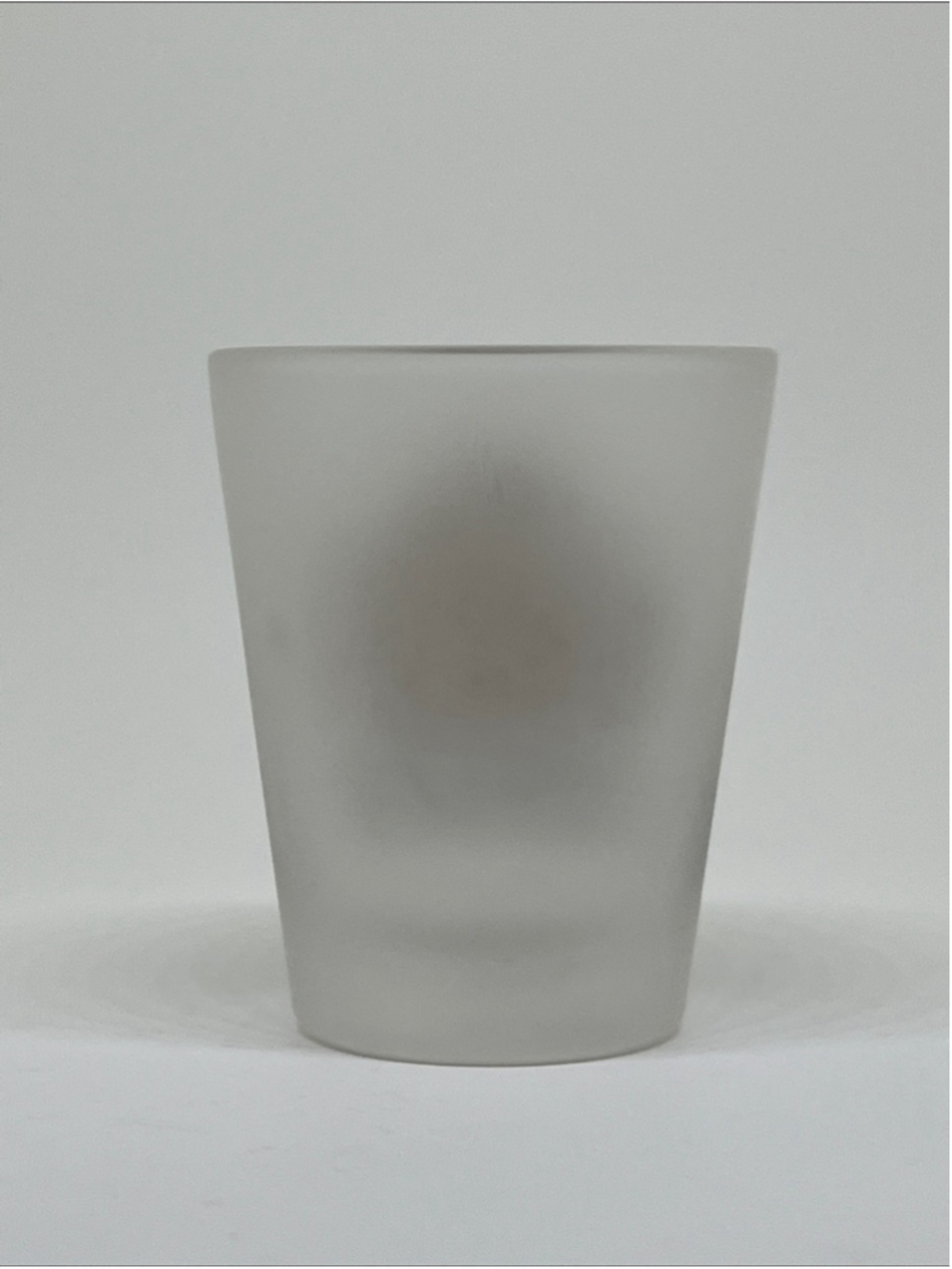 Oregon Frosted Shot Glass with Gold Mountain Design - Picture 4 of 4